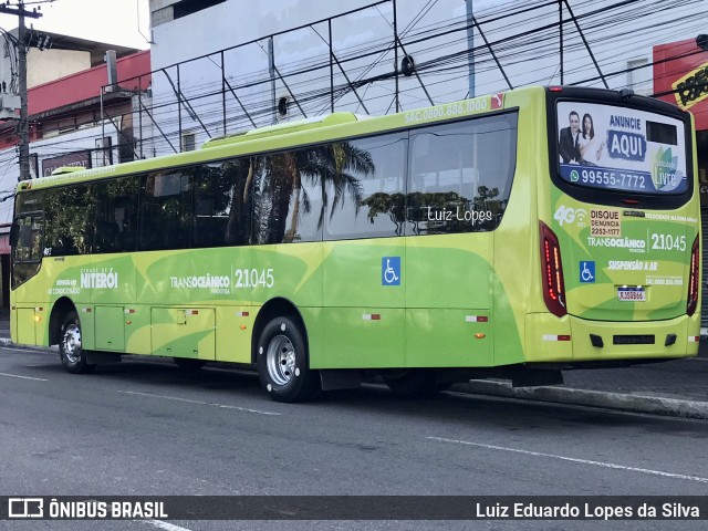 Viação Pendotiba 2.1.045 na cidade de Niterói, Rio de Janeiro, Brasil, por Luiz Eduardo Lopes da Silva. Número da foto: #11056640.