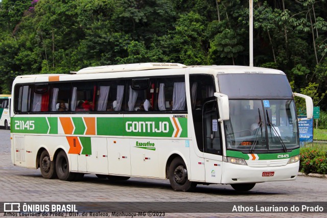 Empresa Gontijo de Transportes 21145 na cidade de Manhuaçu, Minas Gerais, Brasil, por Athos Lauriano do Prado. Número da foto: #11057860.