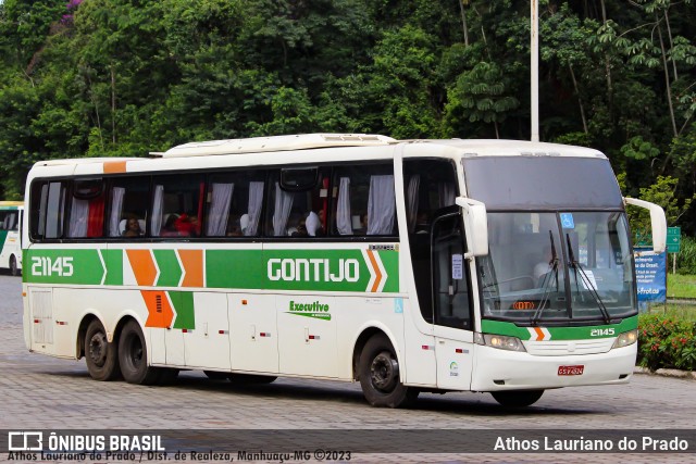 Empresa Gontijo de Transportes 21145 na cidade de Manhuaçu, Minas Gerais, Brasil, por Athos Lauriano do Prado. ID da foto: 11057860.