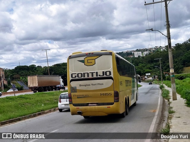 Empresa Gontijo de Transportes 14155 na cidade de Belo Horizonte, Minas Gerais, Brasil, por Douglas Yuri. ID da foto: 11056924.