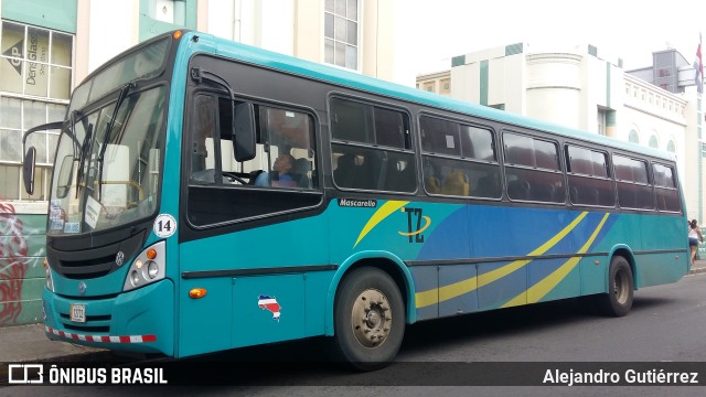Transportes Zúñiga S.A. 14 na cidade de San José, San José, Costa Rica, por Alejandro Gutiérrez. Número da foto: #11058622.
