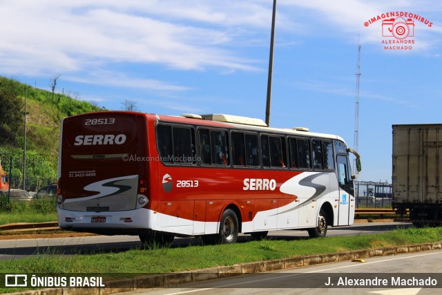 Viação Serro 28513 na cidade de Betim, Minas Gerais, Brasil, por J. Alexandre Machado. Número da foto: #11061234.
