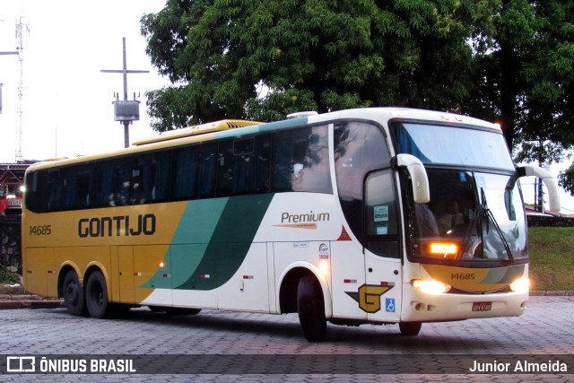 Empresa Gontijo de Transportes 14685 na cidade de Maceió, Alagoas, Brasil, por Junior Almeida. ID da foto: 11060219.