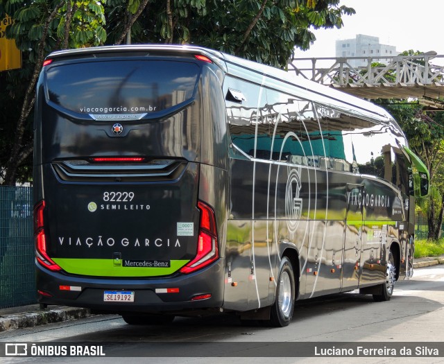 Viação Garcia 82229 na cidade de São Paulo, São Paulo, Brasil, por Luciano Ferreira da Silva. ID da foto: 11060663.