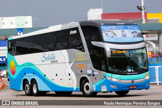 Expresso Satélite Norte 17500 na cidade de Goiânia, Goiás, Brasil, por Paulo Henrique Pereira Borges. ID da foto: 11060405.