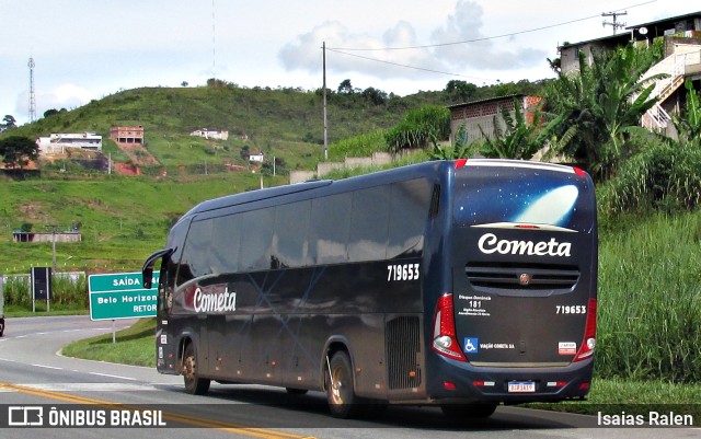 Viação Cometa 719653 na cidade de Santos Dumont, Minas Gerais, Brasil, por Isaias Ralen. ID da foto: 11061268.