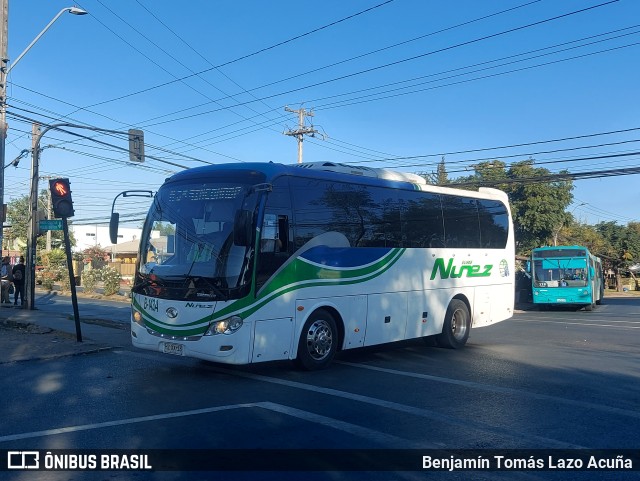 Buses Nuñez B-143A na cidade de Maipú, Santiago, Metropolitana de Santiago, Chile, por Benjamín Tomás Lazo Acuña. Número da foto: #11061079.
