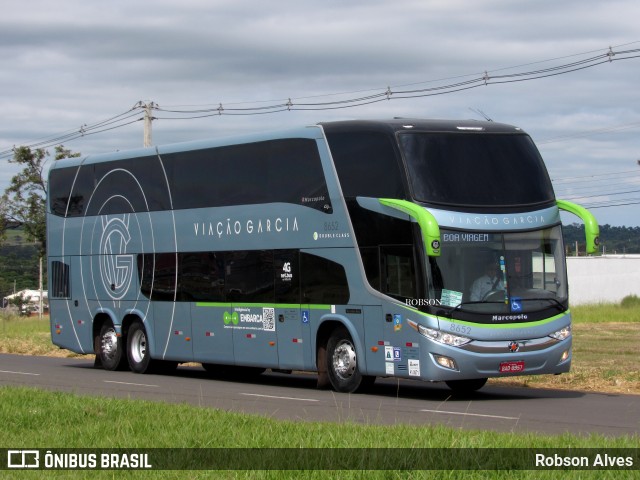 Viação Garcia 8652 na cidade de Paranavaí, Paraná, Brasil, por Robson Alves. Número da foto: #11059607.