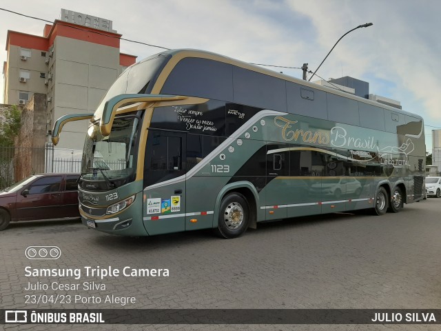 TransBrasil Turismo 1123 na cidade de Porto Alegre, Rio Grande do Sul, Brasil, por JULIO SILVA. Número da foto: #11061089.
