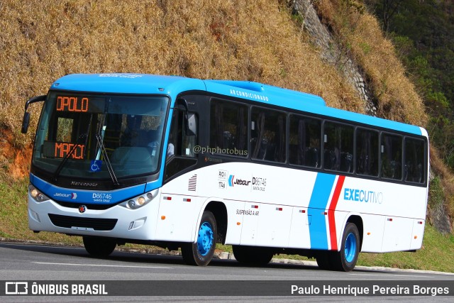 Auto Viação Jabour D86746 na cidade de Piraí, Rio de Janeiro, Brasil, por Paulo Henrique Pereira Borges. Número da foto: #11060318.