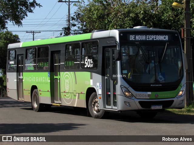 Viação Garcia 81006 na cidade de Paranavaí, Paraná, Brasil, por Robson Alves. Número da foto: #11061063.