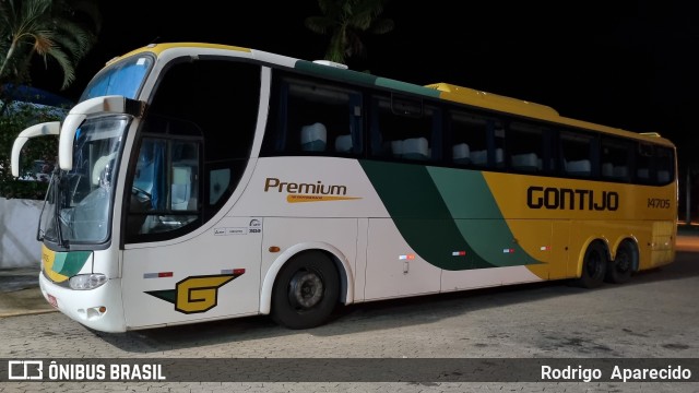 Empresa Gontijo de Transportes 14075 na cidade de Paraíba do Sul, Rio de Janeiro, Brasil, por Rodrigo  Aparecido. Número da foto: #11060955.