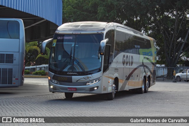 Gold Turismo e Fretamento 8000 na cidade de Resende, Rio de Janeiro, Brasil, por Gabriel Nunes de Carvalho. ID da foto: 11062704.