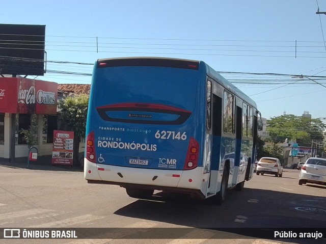 TCMR - Transporte Coletivo Marechal Rondon 627146 na cidade de Rondonópolis, Mato Grosso, Brasil, por Públio Araujo. Número da foto: #11061935.