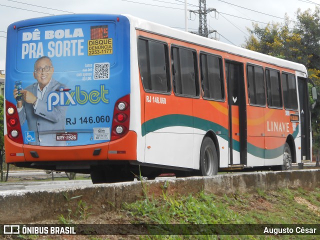 Linave Transportes RJ 146.060 na cidade de Nova Iguaçu, Rio de Janeiro, Brasil, por Augusto César. Número da foto: #11062320.