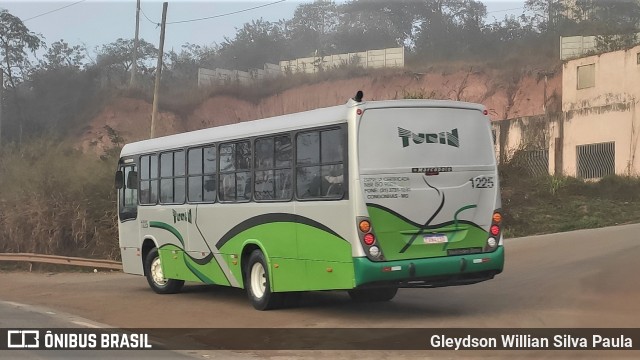 Turin Transportes 1225 na cidade de Congonhas, Minas Gerais, Brasil, por Gleydson Willian Silva Paula. Número da foto: #11064667.