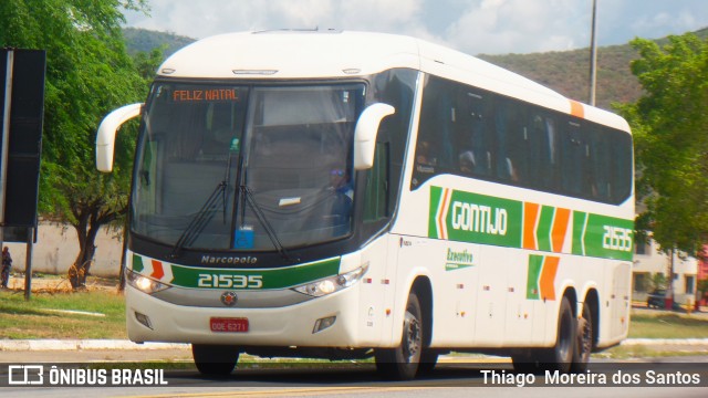 Empresa Gontijo de Transportes 21535 na cidade de Jequié, Bahia, Brasil, por Thiago  Moreira dos Santos. Número da foto: #11063220.