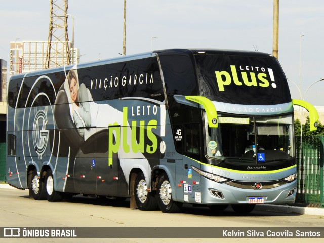 Viação Garcia 88197 na cidade de São Paulo, São Paulo, Brasil, por Kelvin Silva Caovila Santos. Número da foto: #11064190.