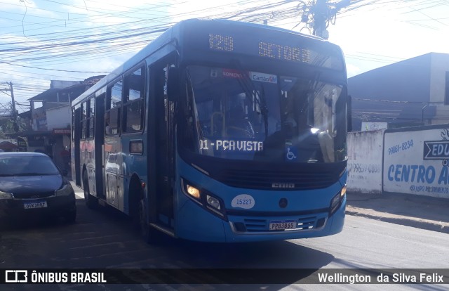 Viação Serrana 15227 na cidade de Serra, Espírito Santo, Brasil, por Wellington  da Silva Felix. Número da foto: #11063646.