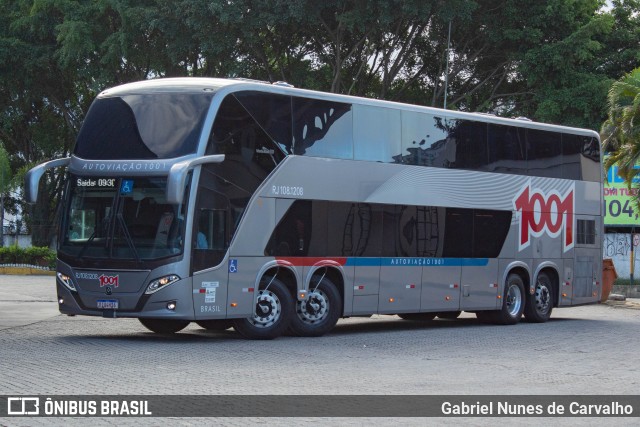 Auto Viação 1001 RJ 108.1208 na cidade de Resende, Rio de Janeiro, Brasil, por Gabriel Nunes de Carvalho. ID da foto: 11063154.