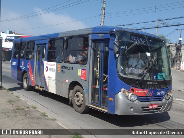 Vipol Transportes Rodoviários - TIPBUS - Transportes Intermunicipal 36.170 na cidade de Guarulhos, São Paulo, Brasil, por Rafael Lopes de Oliveira. ID da foto: 11064134.