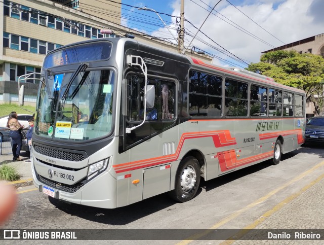 Viação Resendense RJ 192.002 na cidade de Volta Redonda, Rio de Janeiro, Brasil, por Danilo  Ribeiro. Número da foto: #11064050.