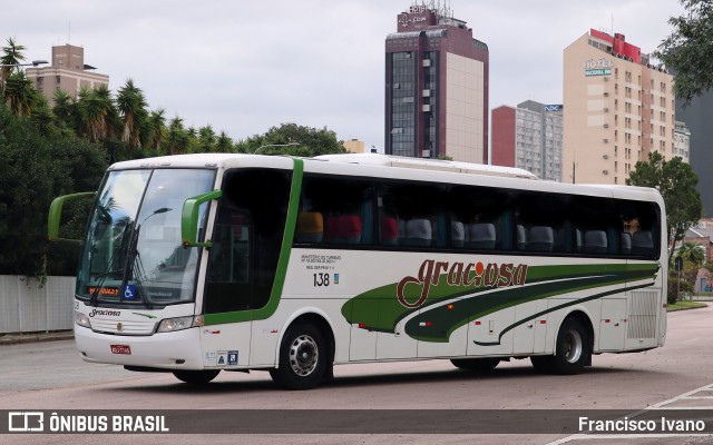 Viação Graciosa 138 na cidade de Curitiba, Paraná, Brasil, por Francisco Ivano. ID da foto: 11062717.