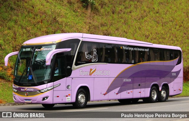 TransMargoo 1098 na cidade de Piraí, Rio de Janeiro, Brasil, por Paulo Henrique Pereira Borges. Número da foto: #11064079.