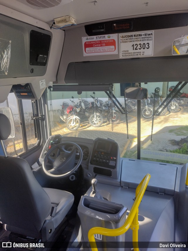 Auto Viação São José 12303 na cidade de Fortaleza, Ceará, Brasil, por Davi Oliveira. Número da foto: #11064155.