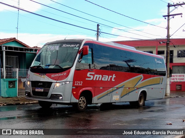 Viação Smart Transporte e Turismo 1212 na cidade de Monte Mor, São Paulo, Brasil, por José Eduardo Garcia Pontual. Número da foto: #11062934.