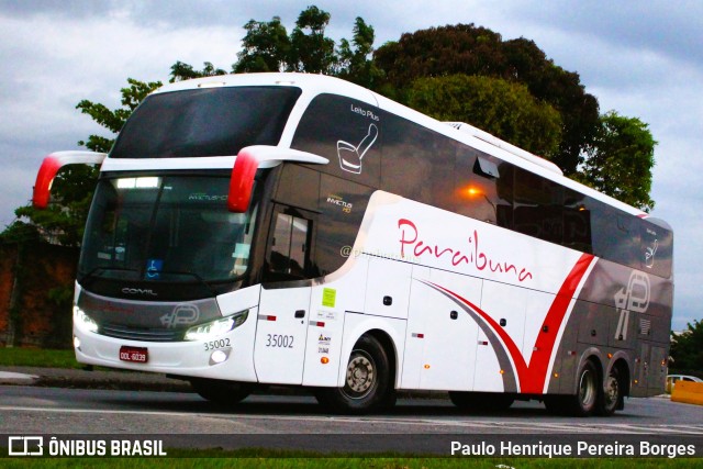 Paraibuna Transportes 35002 na cidade de Resende, Rio de Janeiro, Brasil, por Paulo Henrique Pereira Borges. ID da foto: 11064027.