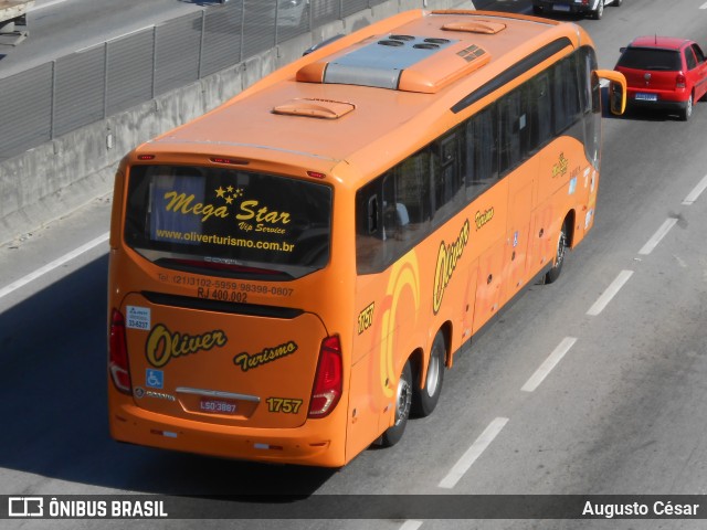 Oliver Turismo 1757 na cidade de Nova Iguaçu, Rio de Janeiro, Brasil, por Augusto César. ID da foto: 11064625.