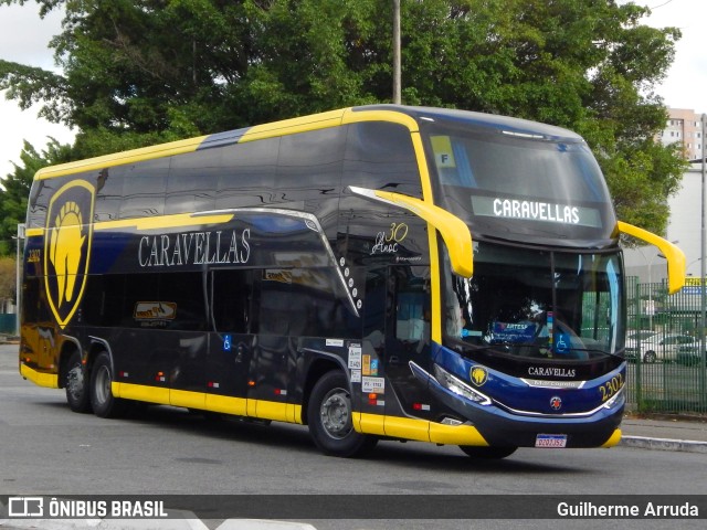 Caravellas Transportes e Turismo 2302 na cidade de São Paulo, São Paulo, Brasil, por Guilherme Arruda. Número da foto: #11063883.