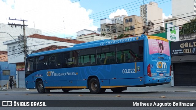 JTP Transportes - COM Bragança Paulista 03.022 na cidade de Bragança Paulista, São Paulo, Brasil, por Matheus Augusto Balthazar. Número da foto: #11062343.
