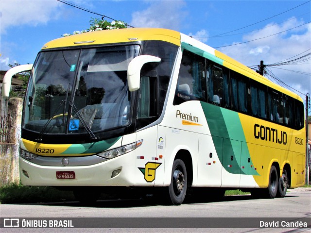 Empresa Gontijo de Transportes 18220 na cidade de Fortaleza, Ceará, Brasil, por David Candéa. ID da foto: 11063726.