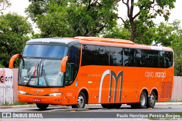 Rápido Marajó 70802 na cidade de Brasília, Distrito Federal, Brasil, por Paulo Henrique Pereira Borges. Número da foto: #11064009.