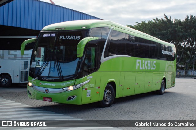 FlixBus Transporte e Tecnologia do Brasil 431701 na cidade de Resende, Rio de Janeiro, Brasil, por Gabriel Nunes de Carvalho. Número da foto: #11061709.