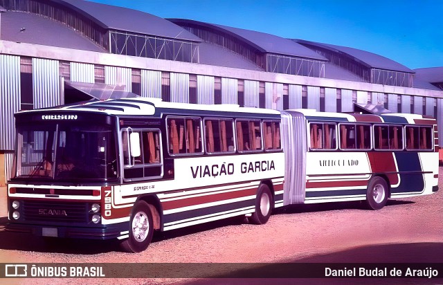 Viação Garcia 7980 na cidade de Joinville, Santa Catarina, Brasil, por Daniel Budal de Araújo. ID da foto: 11062525.