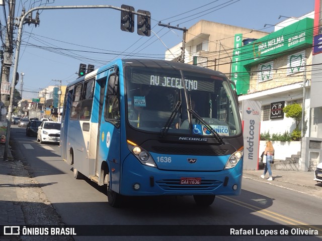 Uni Transportes 1636 na cidade de Guarulhos, São Paulo, Brasil, por Rafael Lopes de Oliveira. ID da foto: 11062203.