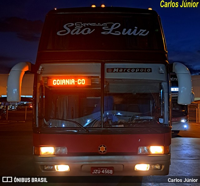 Expresso São Luiz 7260 na cidade de Goiânia, Goiás, Brasil, por Carlos Júnior. Número da foto: #11064757.