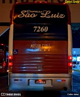 Expresso São Luiz 7260 na cidade de Goiânia, Goiás, Brasil, por Carlos Júnior. Número da foto: #11064753.