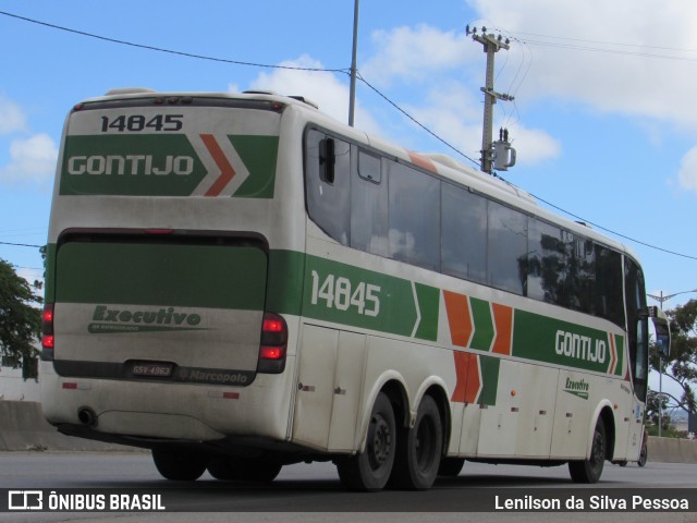 Empresa Gontijo de Transportes 14845 na cidade de Caruaru, Pernambuco, Brasil, por Lenilson da Silva Pessoa. ID da foto: 11066450.