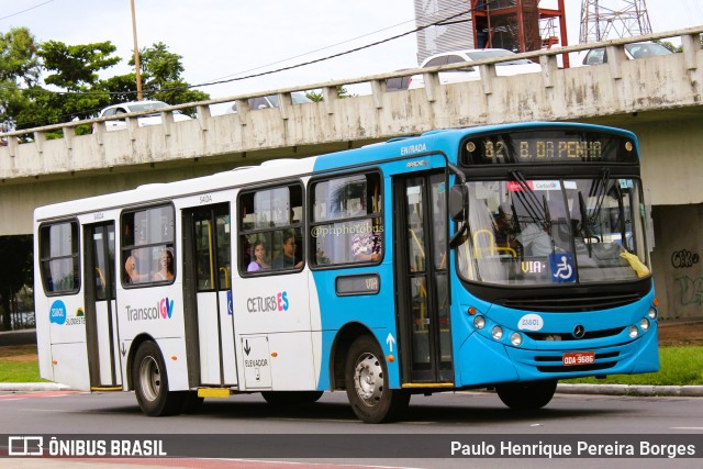 Viação Grande Vitória 23801 na cidade de Vitória, Espírito Santo, Brasil, por Paulo Henrique Pereira Borges. ID da foto: 11066125.