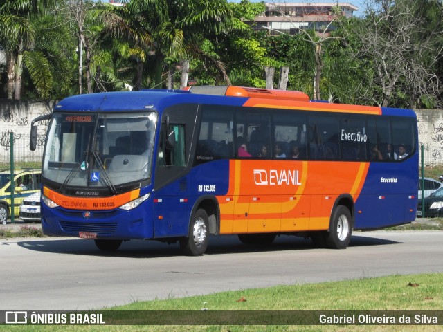 Evanil Transportes e Turismo RJ 132.035 na cidade de Rio de Janeiro, Rio de Janeiro, Brasil, por Gabriel Oliveira da Silva. Número da foto: #11066831.