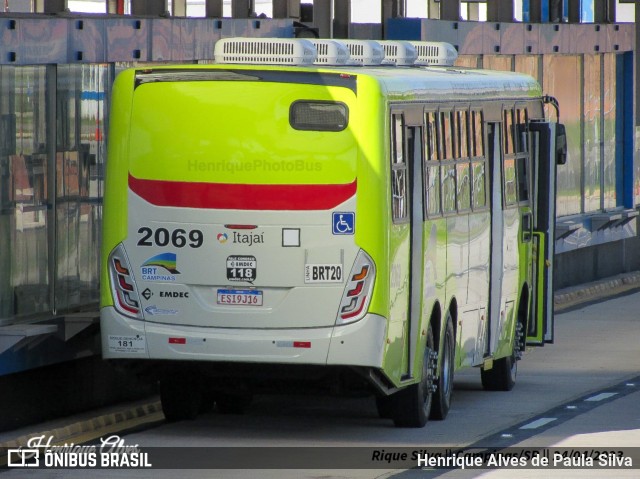 Itajaí Transportes Coletivos 2069 na cidade de Campinas, São Paulo, Brasil, por Henrique Alves de Paula Silva. Número da foto: #11065256.