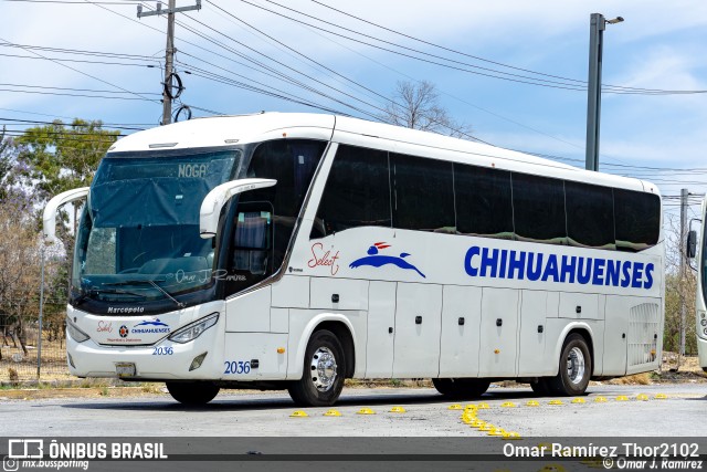 Transportes Chihuahuenses 2036 na cidade de Querétaro, Querétaro, México, por Omar Ramírez Thor2102. ID da foto: 11066566.