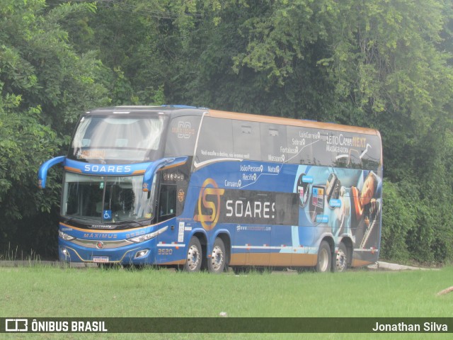 Soares Turismo e Fretamento 3520 na cidade de Recife, Pernambuco, Brasil, por Jonathan Silva. ID da foto: 11065187.