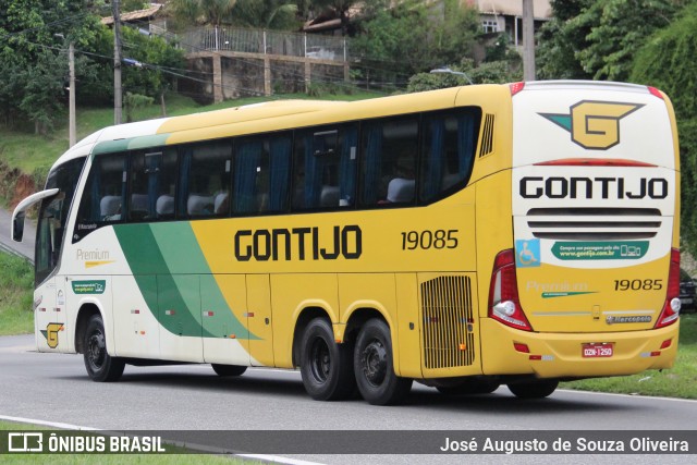 Empresa Gontijo de Transportes 19085 na cidade de Barra do Piraí, Rio de Janeiro, Brasil, por José Augusto de Souza Oliveira. ID da foto: 11066331.