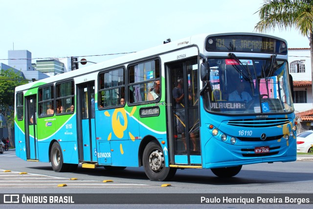 Expresso Santa Paula 16110 na cidade de Vila Velha, Espírito Santo, Brasil, por Paulo Henrique Pereira Borges. ID da foto: 11068425.