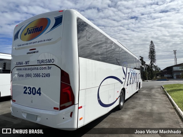 Viação Juína 2304 na cidade de Joinville, Santa Catarina, Brasil, por Joao Victor Machhado. Número da foto: #11068213.